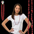33" Metallic Red Chili Pepper Necklace